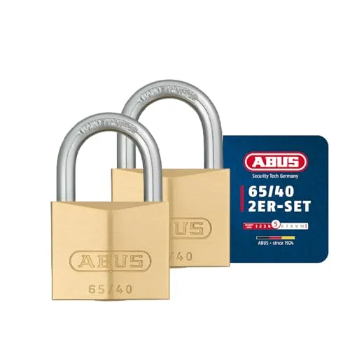 ABUS Vorhängeschloss Messing 65/40