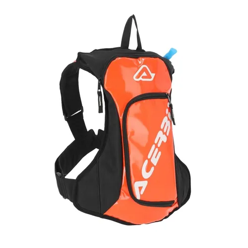 Acerbis Acqua Logo Trinkrucksack 5L - 5L Trinkrucksack mit innovativem „X“-Verschlusssystem, ideal für Motorrad- und Fahrradfahrer, sorgt für eine bequeme Wasserversorgung während der Fahrt.