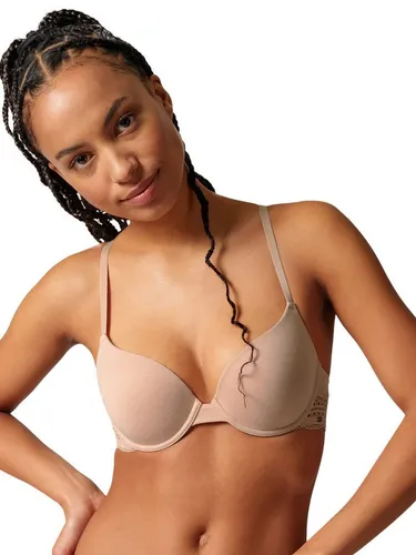 SKINY Classicotton Damen Schalen BH - Funktionsunterwäsche mit gepolsterten Schalen und Baumwoll-Stretch, bietet optimalen Komfort und eine elegante Spitze für einen femininen Look.