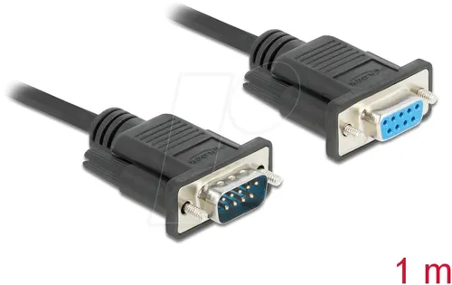 DELOCK 86578 - Kabel Seriell, RS-232, Stecker/Buchse, 1 m