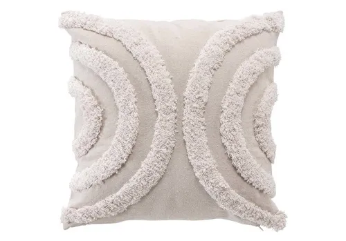 Douceur d'intérieur Dekokissen DORELINE - Kissen im Boho-Stil, aus hochwertiger Baumwolle für Stil und Komfort, mit abnehmbarem Bezug für einfache Reinigung - ideal für Wohnzimmer und Schlafzimmer.