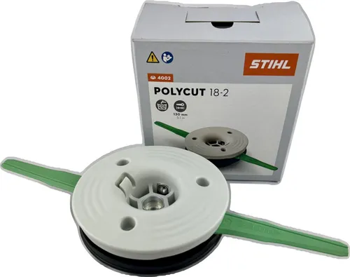 STIHL Mähkopf PolyCut 18-2 40028202320 - Rasentrimmer-Zubehör mit innovativer PolyCut-Technologie für sauberes und effizientes Mähen von Gras und Unkraut.