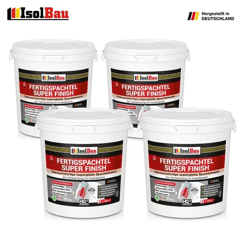 Spachtelmasse 100kg Fertig Spachtel masse Super Finish Q4 Fugenspachtel Spachtel