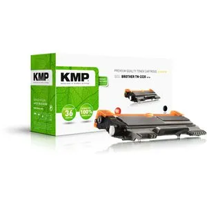 KMP Tonerkassette ersetzt Brother TN-2010, TN-2210, TN-2220 - Hochwertiger Toner für Brother-Drucker, bietet brillante Druckergebnisse und einen unschlagbaren Preisvorteil – hergestellt in Europa für höchste Qualität.
