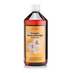 Orangen-Universalreiniger Konzentrat - 1 Liter - Reinigungsmittel mit natürlicher Fettlösekraft der Orangen, ideal für den ganzen Haushalt. Hinterlässt einen frischen Duft und strahlenden Glanz, ohne aggressive Chemikalien.