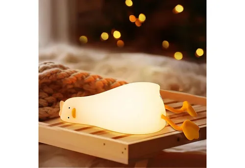 ANYSUN LED Nachtlicht für Kinder Nachttischlampe Touch Dimmbar Timing USB Aufladbare, Warmweiß, Silikon Nachtlicht Baby Tischlampe für Kinderzimmer Babyzimmer Deko