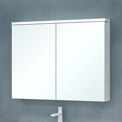 doporro LED-Badezimmerspiegelschrank mit verstellbarem Regalbrett