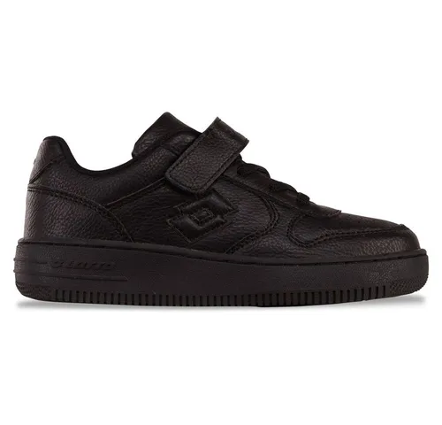 Lotto Sneaker - Monochrome BLACK - Sportliche Sneaker in monochromer Farbgebung, ideal für jeden Anlass. Mit elastischem Klettverschluss und leicht profilierter Gummisohle für optimalen Komfort.