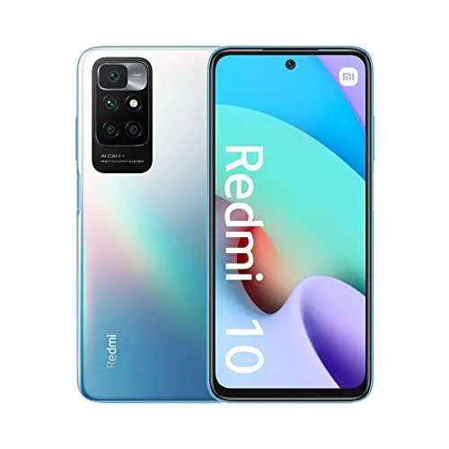 Xiaomi Redmi 10 4G - 4GB RAM, 64GB in Sea Blue - Simlockfreies Handy mit Android 11, leistungsstarker Akku und beeindruckendem 6,5 Zoll Display für ein großartiges Nutzererlebnis.