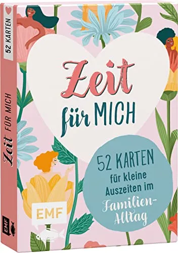 Kartenbox für Mamas: Zeit für mich – 52 Selfcare-Karten - Besinnliche Geschenkbücher mit 52 Selfcare-Karten für entspannende Auszeiten im Familienalltag, perfekt für Mamas, die sich selbst etwas Gutes tun möchten.