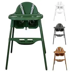 Yalion 2-in-1 Hochstuhl für Kleinkinder – Sicherer Esszimmerstuhl in Grün