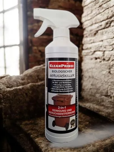 Biologischer Geruchskiller Reiniger 500 ml | CP400250 | Biotonne Mülltonnen Geruchs -absorber -beseitigung -entferner Abfall Gerüche, DEINFEKTIONSREINIGER