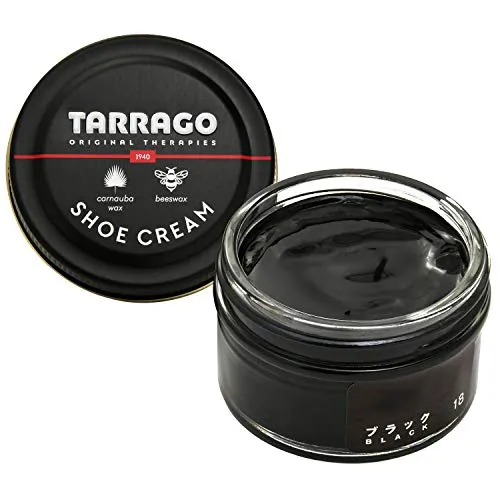 Tarrago Unisex-Erwachsene Shoe Cream Jar 50 ml Schuhe & Handtaschen, Schwarz (Black 18)