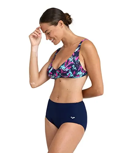 ARENA Damen Bodylift Francy B-Cup Bikini-Set, Navy-Freak Rose Multi, 164