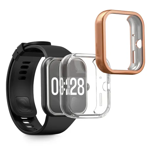 Hülle für Xiaomi Redmi Watch 4 Silikon Fullbody Schutzhülle Cover Case