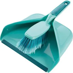 Leifheit Kehrgarnitur Handkehrset, 41410, Kehrset mit Kehrschaufel und Handfeger