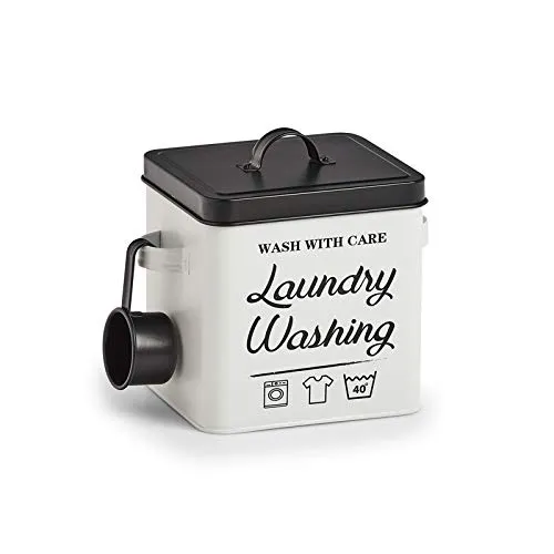 HTI living Waschpulver-Box, Metall Laundry Waschmittelbox