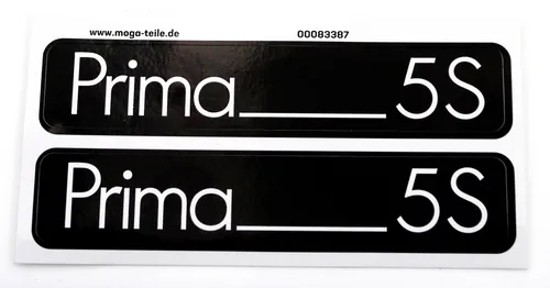 Hercules Prima 5S 5 S Mofa Trittbrett Seitendeckel Aufkleber Dekor Schriftzug