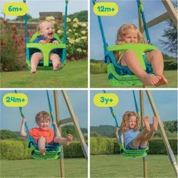 Tp Toys 900AM Baby-Schaukelsitz, Blau/Grün von Tp Toys