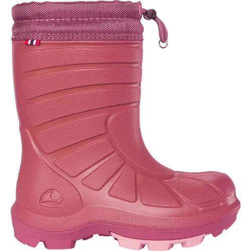 Viking Extreme Warm pink/dark pink (939) 34 - Kinder Stiefel für extreme Winterbedingungen, wasserdicht und mit Wollfutter für Temperaturen bis -20 °C. Leicht, langlebig und mit Schnellschnürung für einfaches An- und Ausziehen.