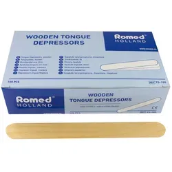 Romed Mundspatel aus Holz 10 x 100 = 1000 Stück von Romed Holland