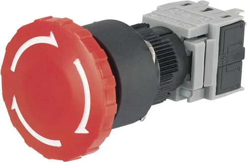 TRU Components LAS1-BY-11TSA Not-Aus-Schalter 250 V/AC 3A 1 Öffner, 1 Schließer IP40 1St.