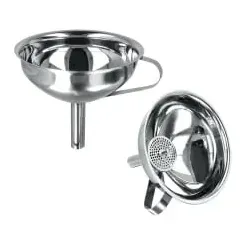 Metaltex Trichter, Inox-Edelstahl 185308 010 , Maße: 13 x 12 cm
