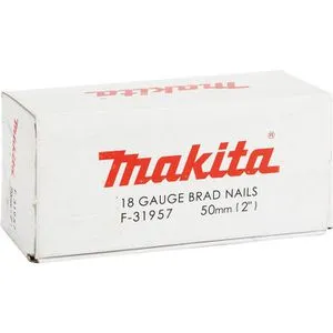 Makita Stauchkopfnagel Brads 50mm - 5000 Stück galvanisiert, ideal für Makita Nagler DBN500 AF505 AF506