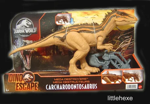Jurassic World Mega-Zerstörer Carcharodontosaurus HBX39 Dino Escape NEU/OVP