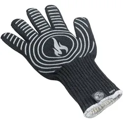 GEFU Grillhandschuh BBQ Aramidfaser Silkon-Applikation rutschfest Universalgröße