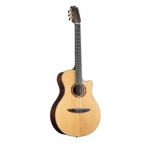 Yamaha NTX3NT Akustisch-Elektrische Konzertgitarre - Erleben Sie den einzigartigen Klang der Yamaha NTX3NT, ausgestattet mit massiver Sitka-Fichte und Walnuss. Ideal für kreative Musiker, inkl. verstärktem Gig Bag für optimalen Schutz.