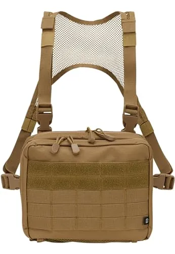 Brandit US Cooper Chest Pack Operator camel Gr. OS - Gürteltaschen für Beruf, Freizeit und Sport – robuster Admin Pouch aus 600DEN Polyester mit vielseitigen Fächern und MOLLE-System für individuelle Anpassung.
