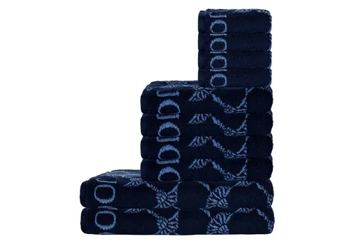 JOOP! Handtuch Unisex 10er Set aus Baumwolle - Hochwertiges Set mit 2 Duschtüchern, 4 Handtüchern und 4 Gästetüchern. Flauschiger Walkfrottier aus reiner Baumwolle für ein angenehmes Hautgefühl.