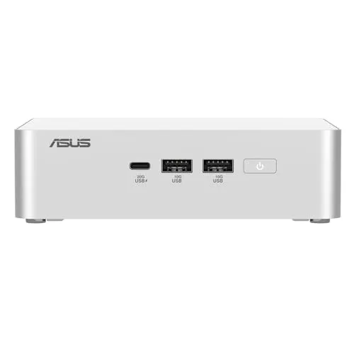 ASUS Mini PC | NUC 15 Pro+ | Silber | Core Ultra 5 225H | RAM: 16GB (DDR5) | SSD: 500GB | Windows 11 Pro | Office 2024 Pro | Sicherungsstick
