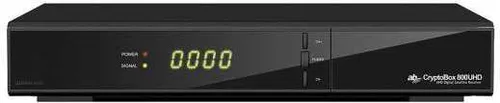 AB CryptoBox 800UHD 4K Sat Receiver - Fernseher mit 4K Ultra HD und H.265 HEVC-Unterstützung, ideal für gestochen scharfe Bilder und vielseitige Nutzung durch integrierten Smartcard-Leser und USB-Anschlüsse.