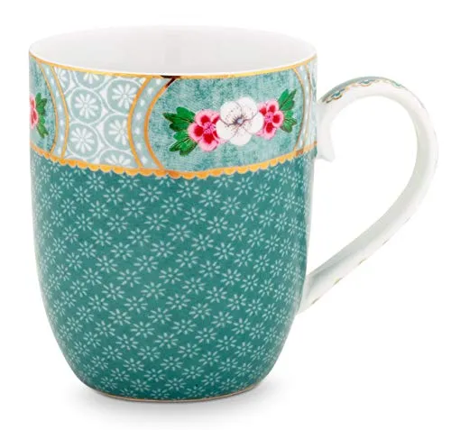 Essenza Home Becher Klein Blushing Birds Blau 145 ml