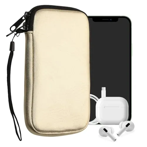 kwmobile Handytasche für Smartphones L in gold von kwmobile