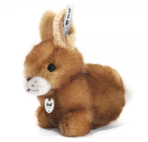 Steiff Hoppel Hase - 14 cm - Waschbares Kuscheltier für Babys - Stofftier & Teddybär, waschmaschinenfest bei 30°C und ideal für kleine Hände, perfekt als Geschenk zu Ostern oder für den Alltag.