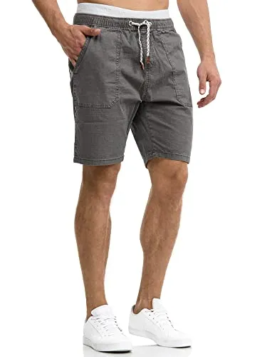 Produktbild Indicode Herren Stoufville Chino Shorts – Leichte Bermuda für den Sommer, 4 Taschen, Grey, XL