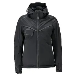 22045-657 Winterjacke - Schwarz, Größe S - Funktionsjacke für Damen mit ultimativen Stretchgewebe, atmungsaktiv, winddicht und wasserabweisend. Mit abnehmbarer Kapuze und reflektierenden Effekten für mehr Sicherheit bei Dunkelheit.