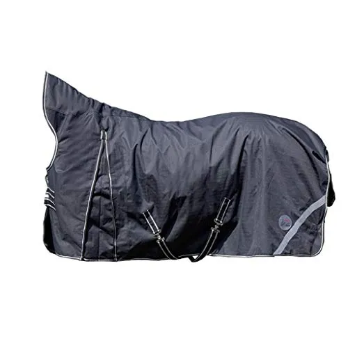 HKM Regendecke Innsbruck HighNeck 1200D mit Polarfleece und Thermometer
