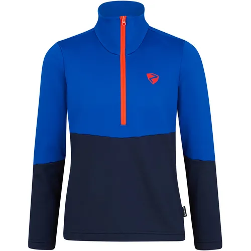 Ziener Kid's Jarps-Z Fleecepullover Gr 116 blau - Funktioneller Midlayer aus Stretchmaterial in Blau, ideal für den Alltag. Ohne Kapuze und wärmend - perfekt für aktive Kinder! Jetzt entdecken bei Bergfreunde.de.