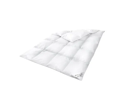Mayaadi Home Baumwollbettdecke HS94 220x240 cm - Hochwertige Daunendecke mit 70% Daunen und 30% Federn, sorgt für perfekten Schlafkomfort und angenehme Wärme. Waschbar bis 60°C, ideal für Allergiker und nachhaltig produziert.