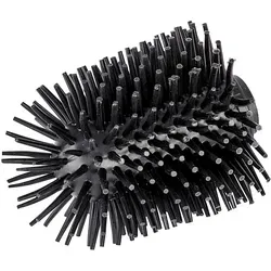 Ersatzbürstenkopf in Schwarz - Klobürsten - Hochwertige Ersatzbürstenköpfe in eleganter Schwarzoptik, passend für die meisten WC-Bürstengarnituren, aus strapazierfähigem Silikon-Kunststoff für langanhaltende Reinigungsleistung.