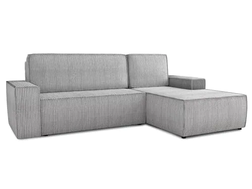 Ecksofa Totti L mit Schlaffunktion - Sofas & Couches - Praktisches Ecksofa mit Schlaffunktion und Bettkasten, ideal für Gästeübernachtungen und stilvolle Wohnräume.