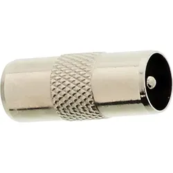 Hama Antennen-Adapter - Koax-Stecker zu Koax-Stecker, ideal zur Anpassung bestehender Antennenkabel für Kabelfernsehen