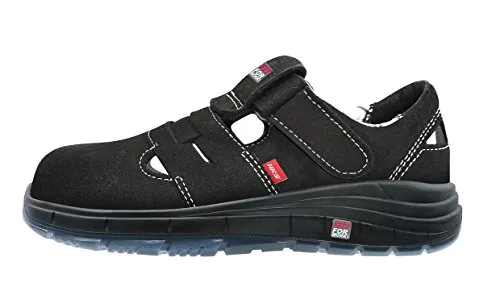 HKS Damen Sicherheitssandale S1 Lady 1 M - robust & vegan - Arbeitsschuhe mit Schutzklasse S1, Stahlkappe und ergonomischer Zehenbox für höchsten Tragekomfort. Ideal für sichere und atmungsaktive Arbeitsumgebungen.