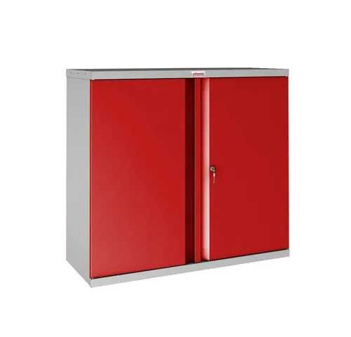 Phoenix Tresor SC1010GRK 2-türiger Stationärschrank mit Schlüsselschloss - Der Phoenix SC1010GRK Stationärschrank bietet sicheren Stauraum für Dokumente und Werkzeuge. Mit höhenverstellbaren Böden und robustem Design ist er ideal für Büros und gewerbliche Anwendungen.