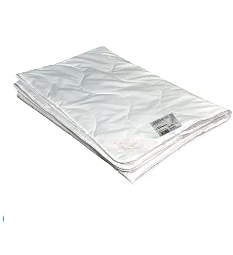 Bach's Betten Welt Hanffaser Xclusive Sommerdecke 240x220 cm - Ökologische Bettdecke aus 70% Hanf und 30% Baumwolle, ideal für heiße Sommernächte. Pflegeleicht, vegan und schadstoffgeprüft (OEKO-TEX). Perfekte Feuchtigkeitsregulation für erholsamen Schlaf.