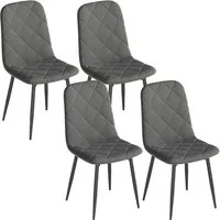 HOMCOM Esszimmerstühle 4er Set